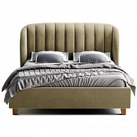кровать двуспальная 180х200 бежевая tulip в Саранске