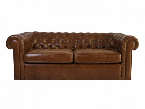 диван chesterfield прямой коричневый в Саранске