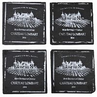 подставки под стакан квадратные сланец (набор шт) comptoir de famille в Саранске