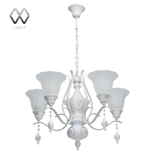 подвесная люстра mw-light версаче 639011505 белая в Саранске