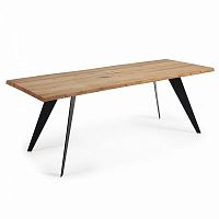 стол nack 220x100 черный, натуральный дуб c799m40 от la forma (ex julia grup) в Саранске