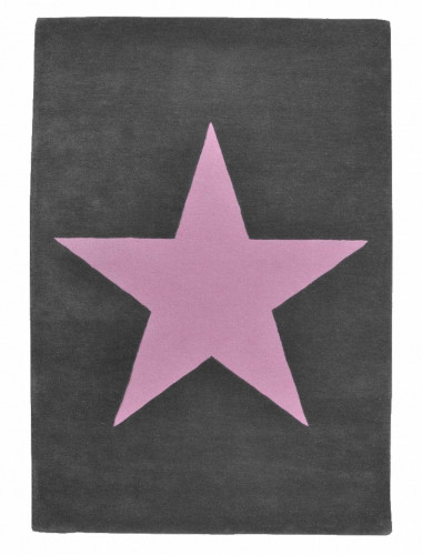 ковер wool star темно-серый-розовый в Саранске