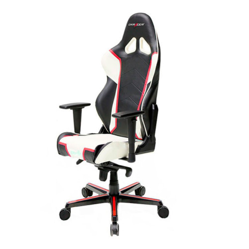 кресло геймерское dxracer racing черно-бело-красное в Саранске