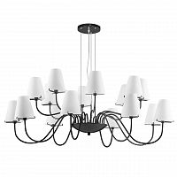 подвесная люстра lightstar diafano 758167 черная в Саранске