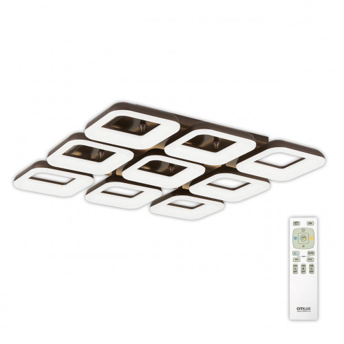 потолочная светодиодная люстра citilux паркер кофе cl225295r в Саранске