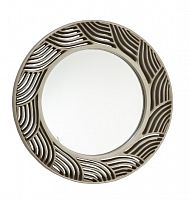 зеркало круглое серебряное в резной раме fiore в Саранске