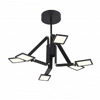 подвесная светодиодная люстра st luce teocoli sl841.402.06 черная в Саранске
