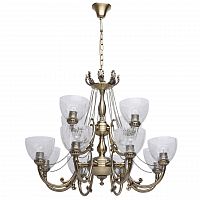 подвесная люстра mw-light аманда 481011712 бронза в Саранске