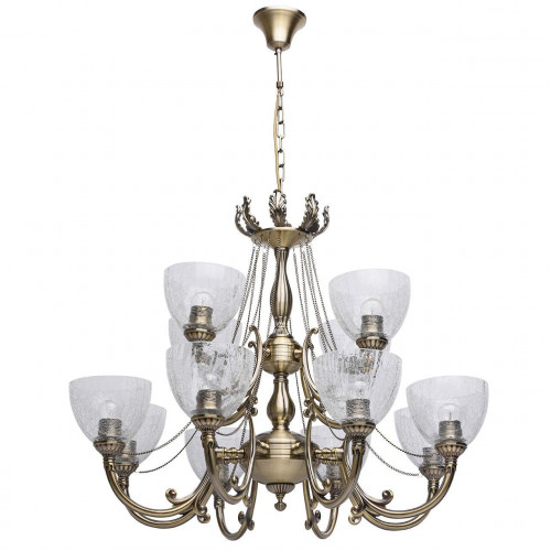подвесная люстра mw-light аманда 481011712 бронза в Саранске