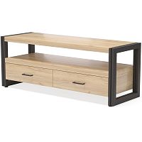 тумба под tv neo loft с двумя ящиками светло-коричневая в Саранске