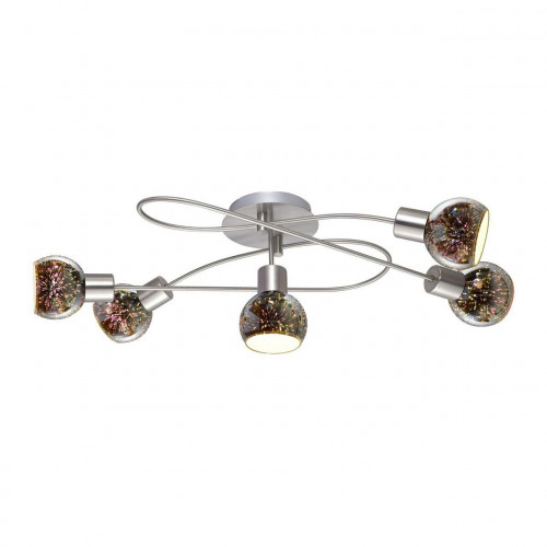 потолочная люстра arte lamp illusione a6125pl-5ss в Саранске