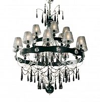 люстра 6886/12+6 v2515 от mm lampadari черная/серая в Саранске