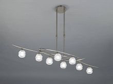 подвесная люстра mantra loop satin nickel 1810 в Саранске