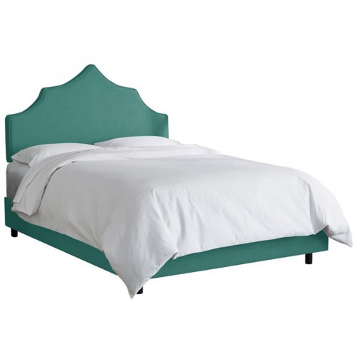 кровать двуспальная 180х200 бирюзовая camille light teal в Саранске
