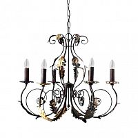 люстра 4962/6_v0580 от mm lampadari коричневая в Саранске