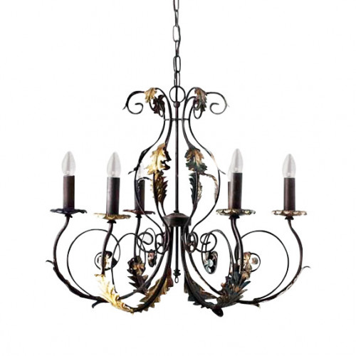 люстра 4962/6_v0580 от mm lampadari коричневая в Саранске