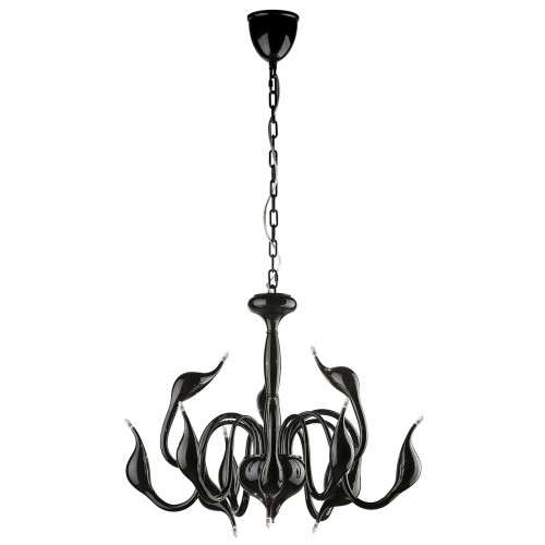 подвесная люстра lightstar cigno collo bk 751127 в Саранске