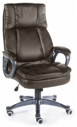 кресло для руководителя norden chairs мэдисон, обивка: искусственная кожа, цвет: экокожа темно-коричневая в Саранске