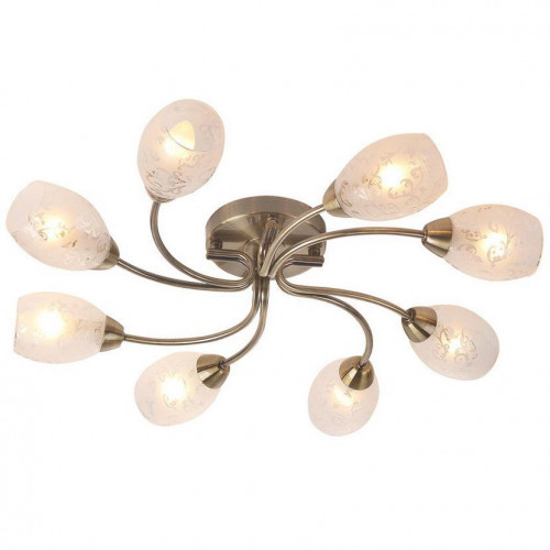 потолочная люстра idlamp carmina 201/8pf-oldbronze в Саранске
