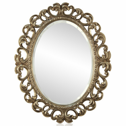 овальное зеркало настенное золото шербур florentine silver/98 в Саранске
