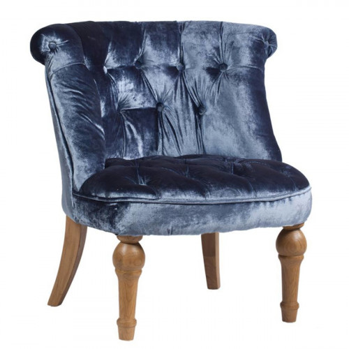 кресло sophie tufted синее в Саранске