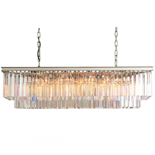 люстра odeon l110 silver серая, прозрачная в Саранске