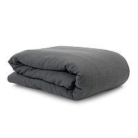 пододеяльник изо льна темно-серого цвета essential 200х200 в Саранске