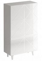 шкаф kristal с узором белый в Саранске