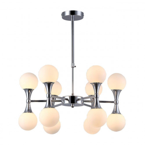 подвесная люстра arte lamp a9162lm-12cc белая в Саранске