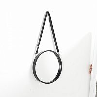 зеркало на ремне круглое черное диаметр 30 см eertrin small от la forma (ex julia grup) в Саранске