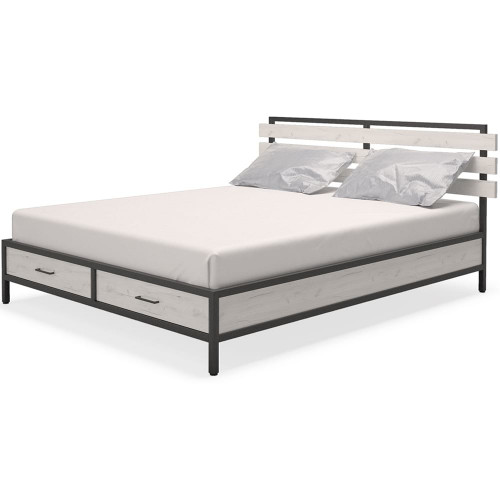 кровать двуспальная 160х200 белая neo loft в Саранске