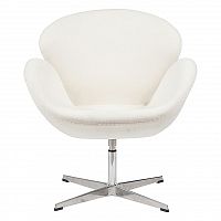 кресло swan chair белое в Саранске