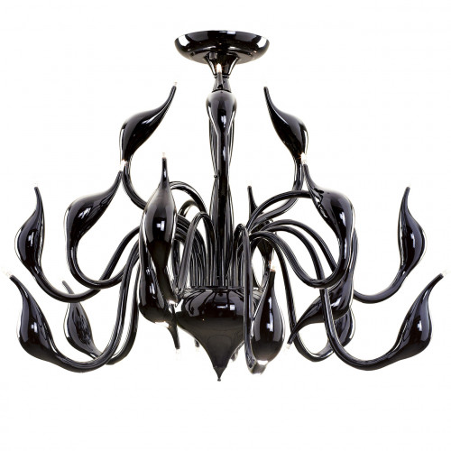 потолочная люстра lightstar cigno collo bk 751187 в Саранске