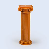 свеча высокая оранжевая hestia column в Саранске