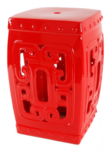 керамический столик-табурет oriental stool red в Саранске