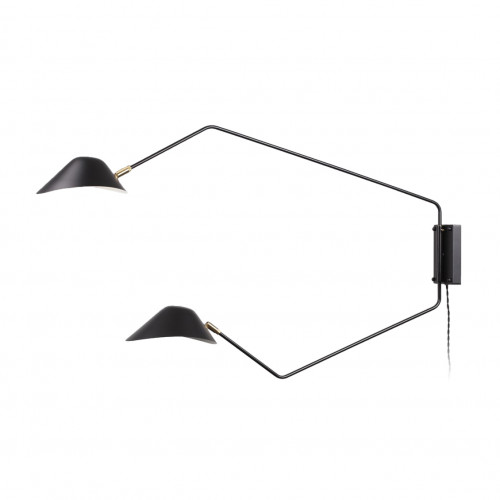 настенный светильник collet 2 лампы черный в Саранске