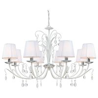 подвесная люстра arte lamp romana snow a1743lm-8wh в Саранске
