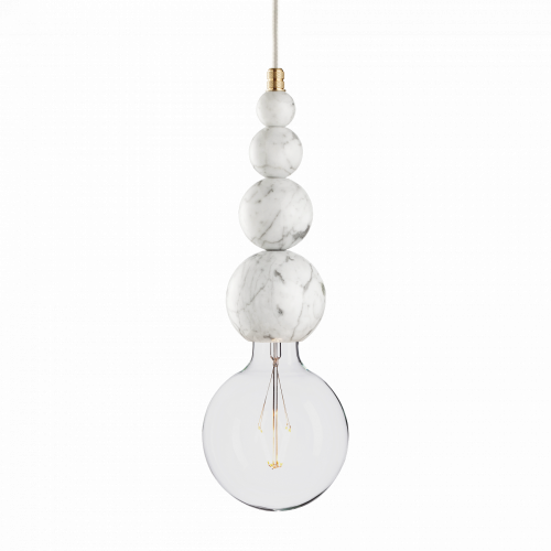 подвесной светильник marmor slipp bianco brass в Саранске