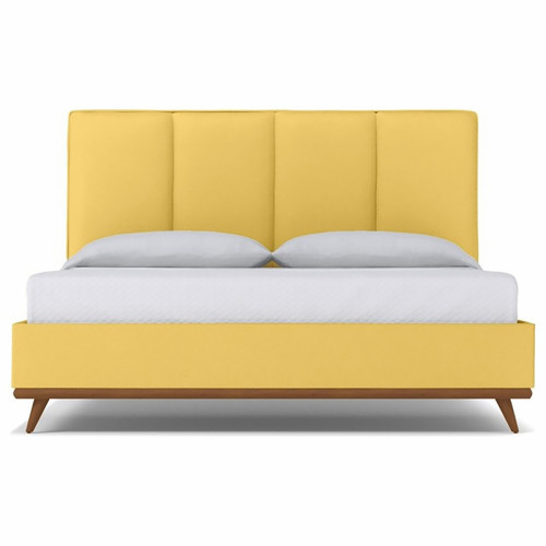 кровать двуспальная 160х200 желтая carter gold в Саранске