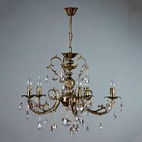 подвесная люстра ambiente alicante 8888/5 pb tear drop в Саранске