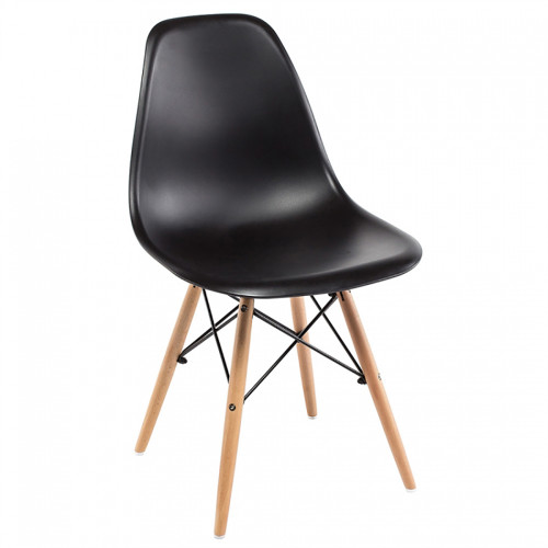 стул деревянный eames pc-015 black в Саранске