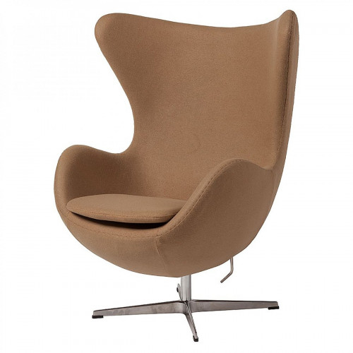 кресло egg chair темно-бежевое в Саранске