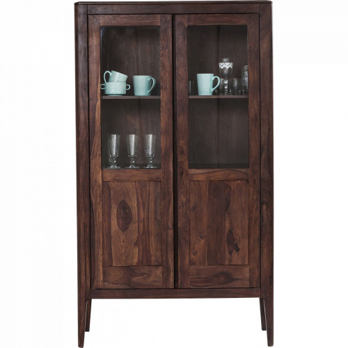 шкаф-витрина brooklyn walnut коричневый 100x40 в Саранске