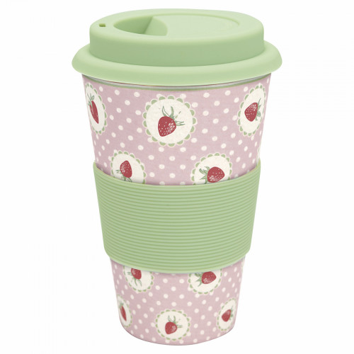 кружка на вынос strawberry pale pink в Саранске