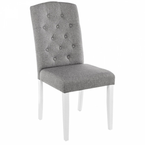 стул деревянный menson white / fabric pebble в Саранске