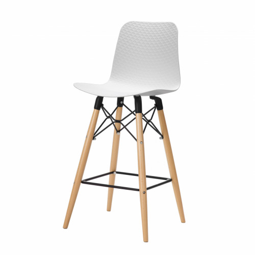 полубарный стул eiffel (eames style) белый в Саранске