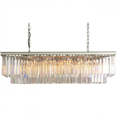 люстра odeon l80 silver&glass серая, прозрачная в Саранске