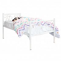 кованая кровать детская 70х160 белая лацио kids в Саранске