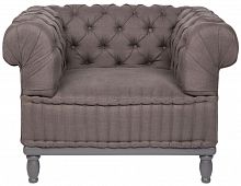 кресло club chair серое в Саранске