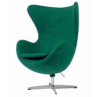 кресло egg chair темно-зеленое в Саранске